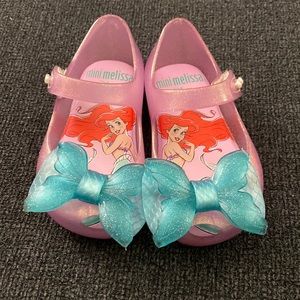 Mini Melissa little mermaid shoes